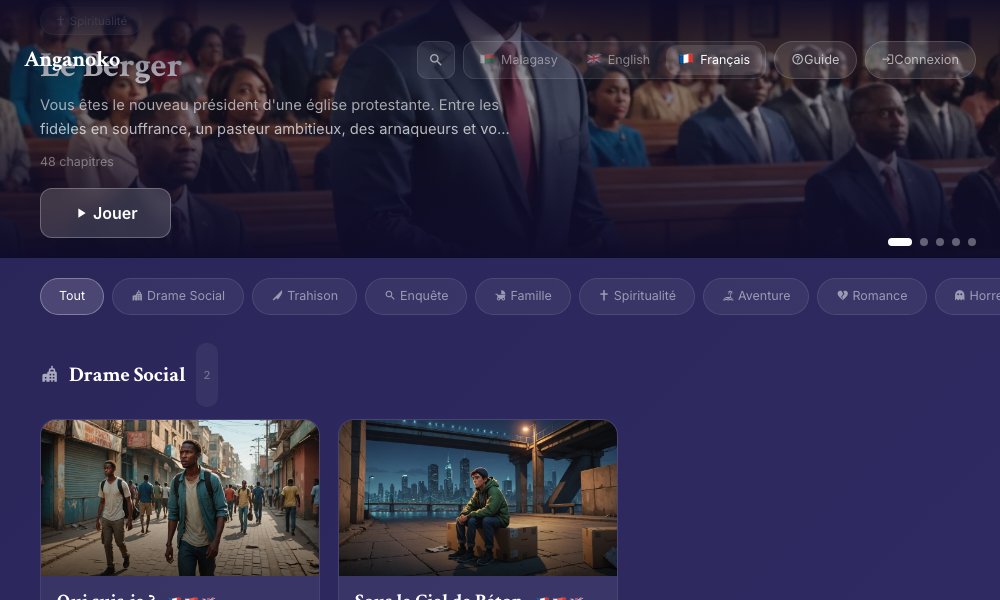 Bibliothèque des histoires interactives Anganoko